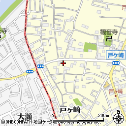 埼玉県三郷市戸ヶ崎3166周辺の地図