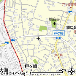 埼玉県三郷市戸ヶ崎3157周辺の地図