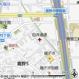 白石通運戸ヶ崎営業所周辺の地図