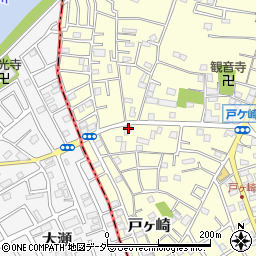 埼玉県三郷市戸ヶ崎3165周辺の地図