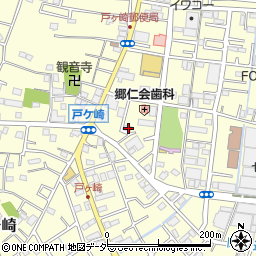 埼玉県三郷市戸ヶ崎2丁目708周辺の地図