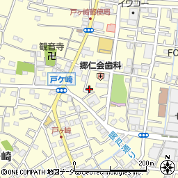 埼玉県三郷市戸ヶ崎2丁目708周辺の地図