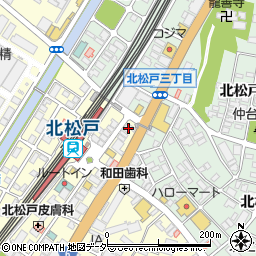 ウィング北松戸周辺の地図