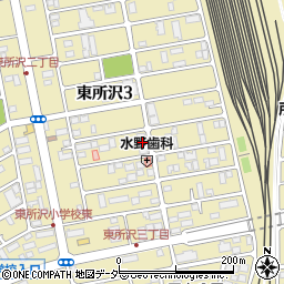 ピュア東所沢周辺の地図