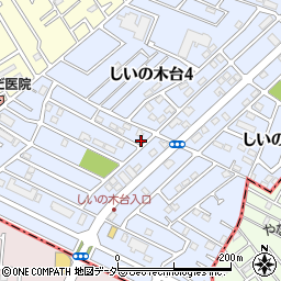 千葉県柏市しいの木台4丁目35-5周辺の地図