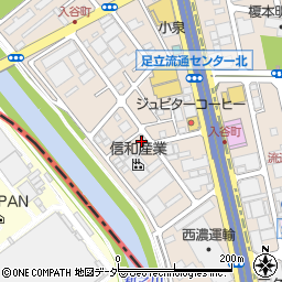 東京都足立区入谷7丁目周辺の地図