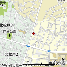 千葉県松戸市上本郷3568-6周辺の地図