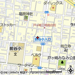 埼玉県三郷市戸ヶ崎2丁目563周辺の地図