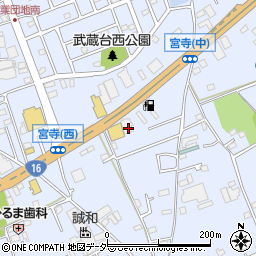 埼玉県入間市宮寺2774-1周辺の地図