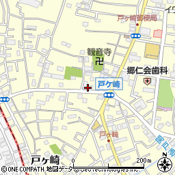 埼玉県三郷市戸ヶ崎2140周辺の地図