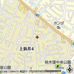 埼玉県所沢市上新井4丁目32-27周辺の地図