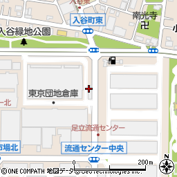 佐志田倉庫株式会社　足立営業所周辺の地図