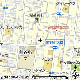 埼玉県三郷市戸ヶ崎2丁目528-1周辺の地図