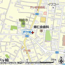 埼玉県三郷市戸ヶ崎2丁目729-2周辺の地図