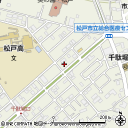 千葉県松戸市千駄堀1573-2周辺の地図