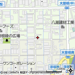 埼玉県八潮市大曽根1362周辺の地図