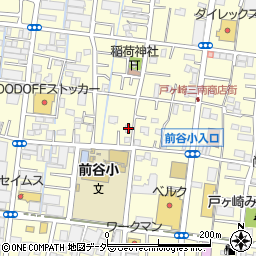 埼玉県三郷市戸ヶ崎2丁目525周辺の地図