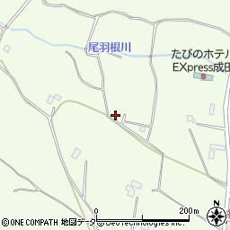 千葉県成田市新田153周辺の地図