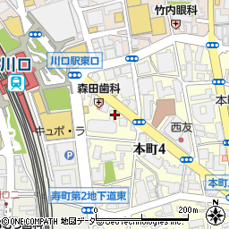 皆吉会川口駅前クリニック周辺の地図