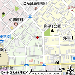 川口元郷ブランシェ駐車場周辺の地図