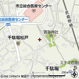 千葉県松戸市千駄堀1005-4周辺の地図