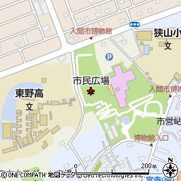 市民広場周辺の地図