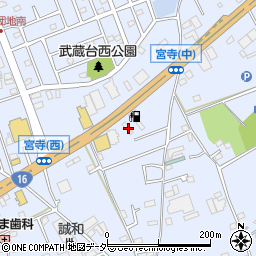 埼玉県入間市宮寺2774-3周辺の地図