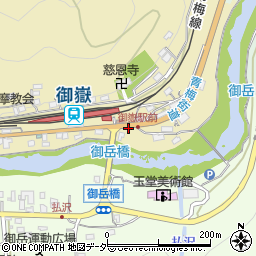 御岳駅周辺の地図