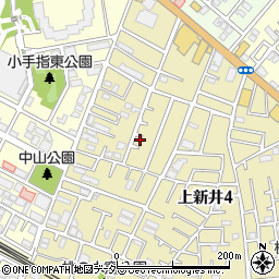 埼玉県所沢市上新井4丁目55-12周辺の地図