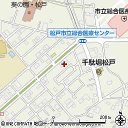 千葉県松戸市千駄堀1802周辺の地図