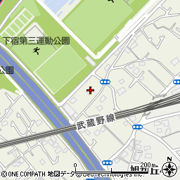 東京都清瀬市下宿3丁目693周辺の地図
