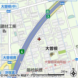 埼玉県八潮市大曽根1505-5周辺の地図