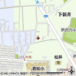 埼玉県所沢市下新井1278周辺の地図