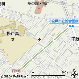 千葉県松戸市千駄堀1553周辺の地図