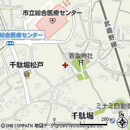 千葉県松戸市千駄堀1005周辺の地図