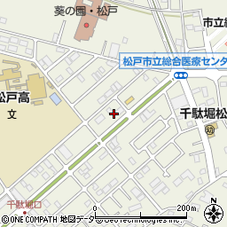 千葉県松戸市千駄堀1570周辺の地図
