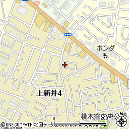 埼玉県所沢市上新井4丁目32-10周辺の地図
