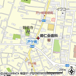 ビッグ・エー戸ヶ崎店周辺の地図