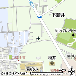 埼玉県所沢市下新井1282周辺の地図