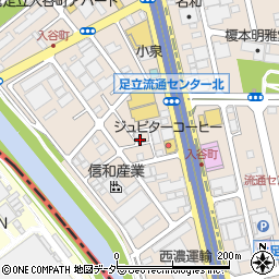 東京都足立区入谷7丁目14-1周辺の地図