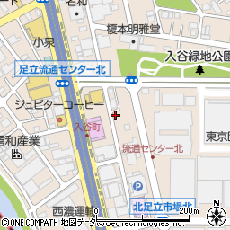 東京都足立区入谷7丁目7-19周辺の地図