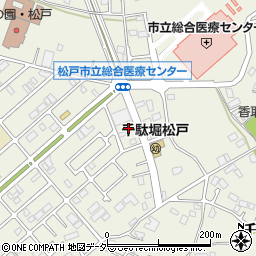 千葉県松戸市千駄堀1835-2周辺の地図