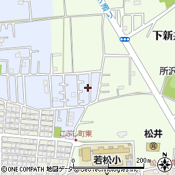 埼玉県所沢市若松町1111-14周辺の地図