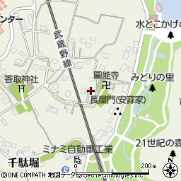 千葉県松戸市千駄堀208周辺の地図