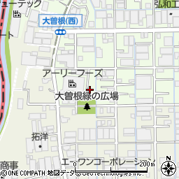 埼玉県八潮市大曽根1314-2周辺の地図