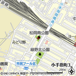 松岡南公園周辺の地図