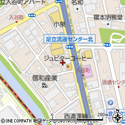 東京都足立区入谷7丁目16-4周辺の地図