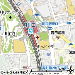 松屋 川口駅前店周辺の地図