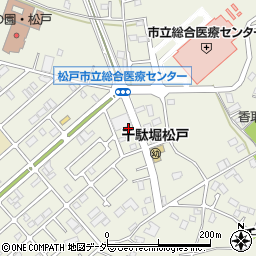 千葉県松戸市千駄堀1834周辺の地図