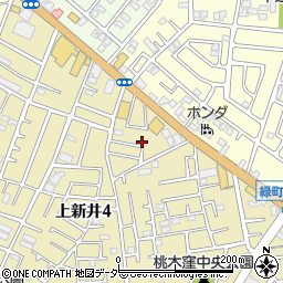 埼玉県所沢市上新井4丁目32-2周辺の地図